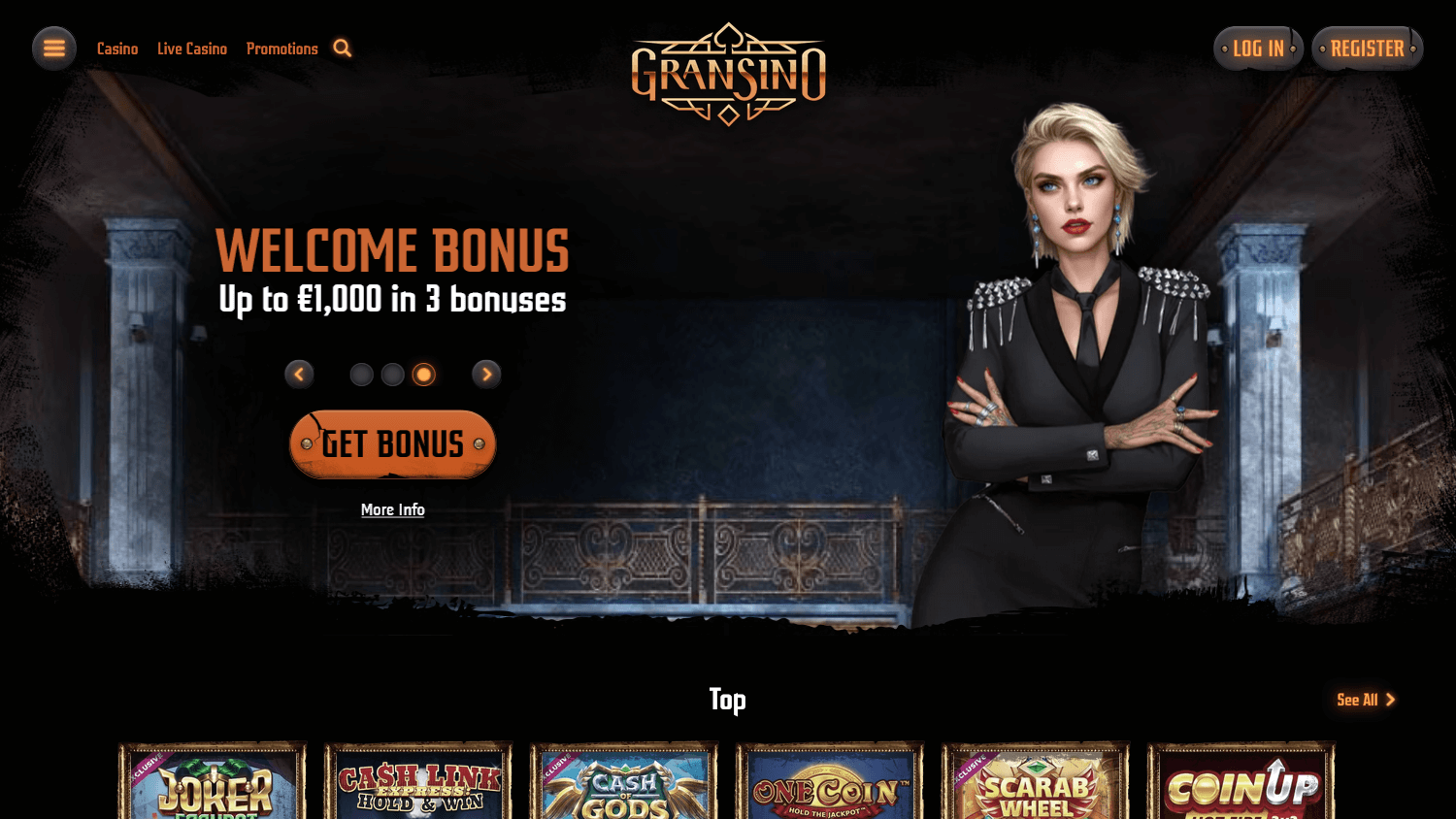 Gransino Casino Desktop screenshot